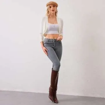 Modatope Womens Brown Boots Brown Knee High Boots 3 In Stiletto Heel Pointed Toe Tall Boots Dress Brown Long Boots Size 10