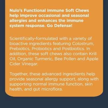 Nulo Immune Dog Supplement - 90 Soft Chews for Health