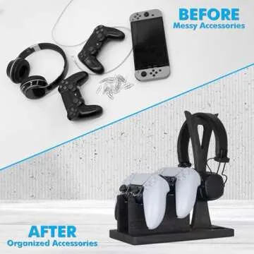 Stylish Controller Organizer for Gamers - Unique Gift