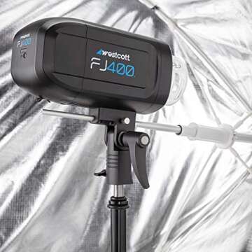 Westcott 2348 50-Inch Recessed Mega JS Apollo (Black)