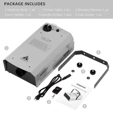 1500W Fog Machine with DMX & Wireless Remote