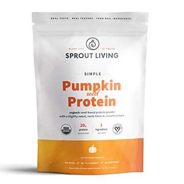 Sprout Living Protein Essentials Vanilla Lucuma & Pumpkin (Epic Protein Vanilla Lucuma and Simple Protein Pumpkin) | Complete, Organic, Plant-Based Protein Powders …