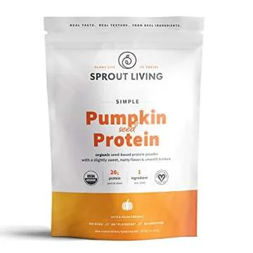Sprout Living Protein Essentials Vanilla Lucuma & Pumpkin (Epic Protein Vanilla Lucuma and Simple Protein Pumpkin) | Complete, Organic, Plant-Based Protein Powders …