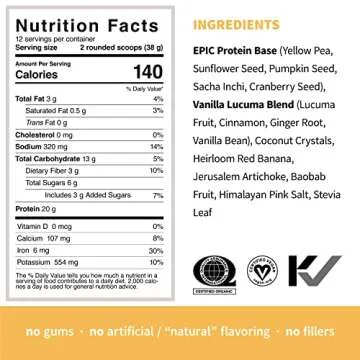 Sprout Living Protein Essentials Vanilla Lucuma & Pumpkin (Epic Protein Vanilla Lucuma and Simple Protein Pumpkin) | Complete, Organic, Plant-Based Protein Powders …