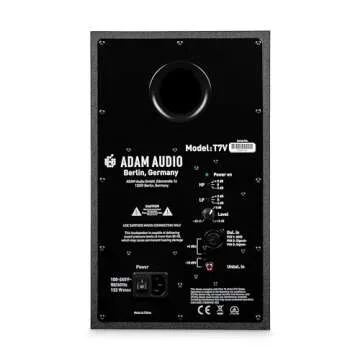 ADAM Audio T7V Studio Monitor for recording, mixing and mastering, Studio Quality Sound (Single)