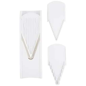 Swissmar V-Prep™ Mandoline Slicer – Versatile Kitchen Slicer for Julienne, Shred, Cube & Slice ?...