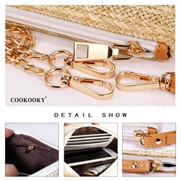 Shop COOKOOKY Stylish Straw Clutch Bag for Women