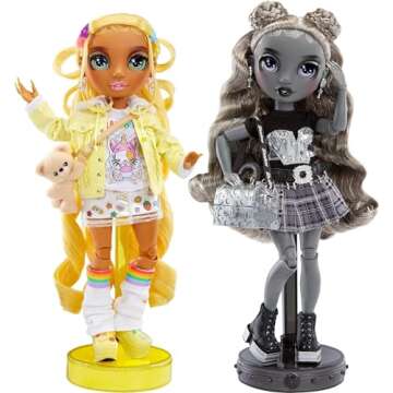 Rainbow High Madison Twins 2-Pack with Mix & Match Outfits - Great Gift for Kids & Collectors