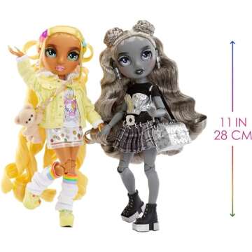 Rainbow High Madison Twins 2-Pack with Mix & Match Outfits - Great Gift for Kids & Collectors