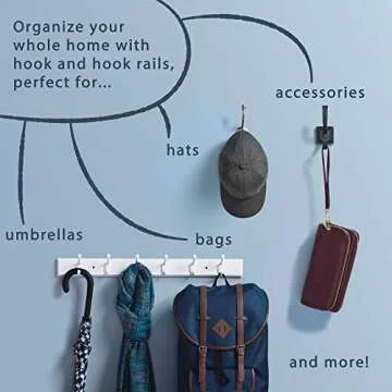 Franklin Brass Double Scroll (5-Pack) Coat and Hat Wall Hooks Double Hooks for Hanging Tumbled Dark Gunmetal Wall Mount Hanger Backpack, Purse, Bag, Towel Organization Decorative Hooks FBSCRH5-TDG-C