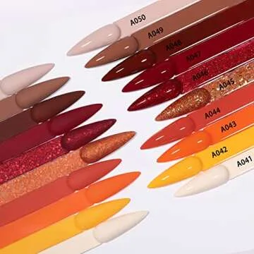 OPUIU Fall Winter Gel Nail Polish Set - 10 Vibrant Shades