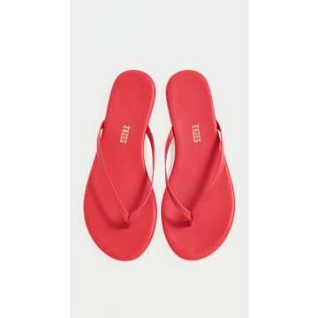 TKEES Women's Solids Flip Flop, NO.19, 6 M US