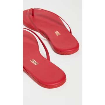 TKEES Women's Solids Flip Flop, NO.19, 6 M US