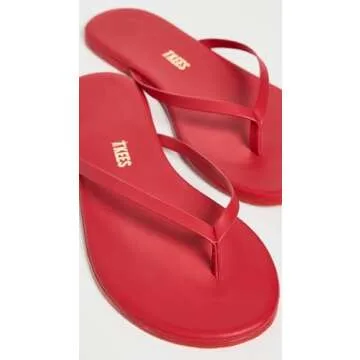 TKEES Women's Solids Flip Flop, NO.19, 6 M US