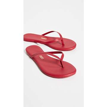 TKEES Women's Solids Flip Flop, NO.19, 6 M US