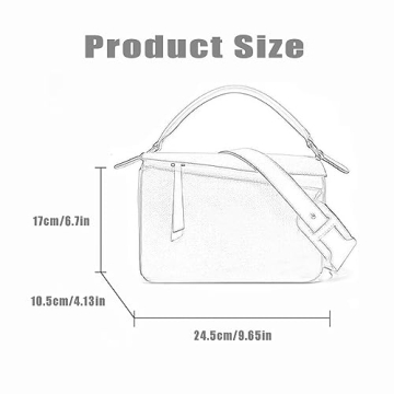 Womens Geometric Design Handbags, 9.6x4.1x6.7in Lychee Grain Crossbody Bag Mini Top Handle Bag for Mother's Day Gift (Khaki)