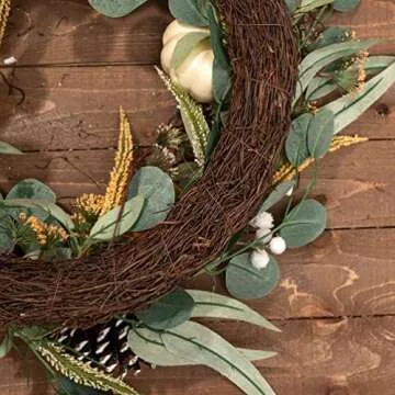 Valery Madelyn 24 inch Fall Wreath for Home Decor