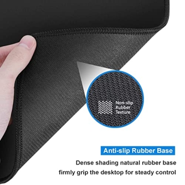 Large Gaming Mouse Pad with Starry Night Sky Design