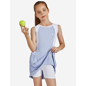 BALEAF Girls Tennis Dress with Pockets for Comfort