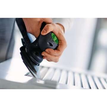 Festool 497393 Granat P100 Grit RO 90 (93mm) Delta Abrasive Sanding Sheets, 100-Pack