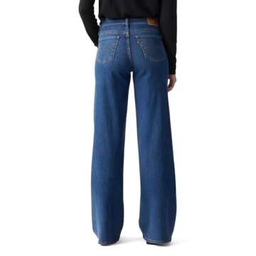 Levi's Women's 318 Shaping Wide-Leg Jeans (Also Available in Plus), (New) Clever Girl