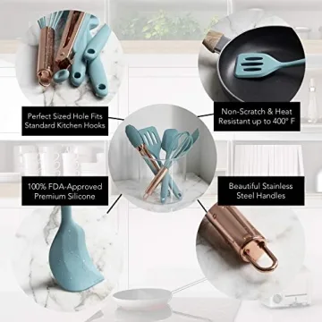 Buy COOK WITH COLOR Mini Silicone Cooking Utensil Set