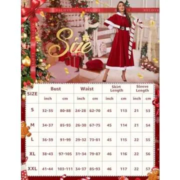 RSLOVE Christmas Dress - Mrs Claus Velvet Outfit