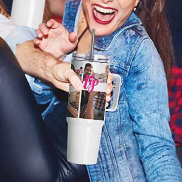 PYD Life 4 Pack 36 oz Tumblers for Sublimation and Travel