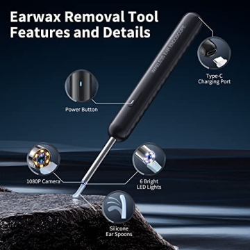 Ear Wax Removal Kit with HD Camera and Light