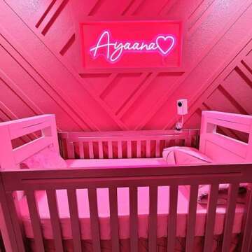 Custom Neon Signs, Neon Sign Customizable for Wall Decor, Personalized Neon Sign for Wedding Birthday Party Bedroom Bar Salon Shop Business Logo Neon Name Signs