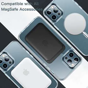 JETech Magnetic Case for iPhone 12 Pro Max - Clear Protection