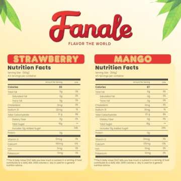 Fanale Strawberry Mango Popping Boba Pearls, Vegan, Non GMO, Gluten Free, Fat Free, Perfect for Bubble Tea, Smoothies, Ice Cream, Desserts, and Beverage 2 lb (1 lb X 2).