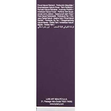 By Terry Tool-Expert Kabuki Makeup Brush, On The Go Touch-Up Face Brush For Powders