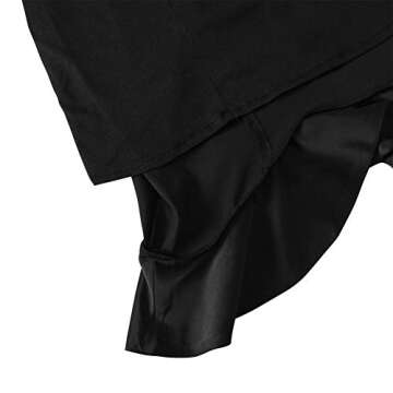 Stylish Bodycon Black Fishtail Dress for Parties