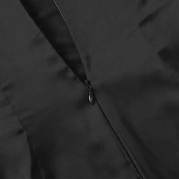 Stylish Bodycon Black Fishtail Dress for Parties