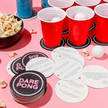Prezey Dare Pong - Ultimate Drinking Game for Adults
