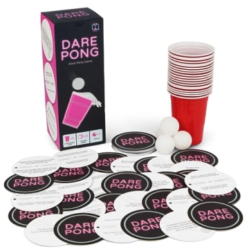 Prezey Dare Pong - Ultimate Drinking Game for Adults