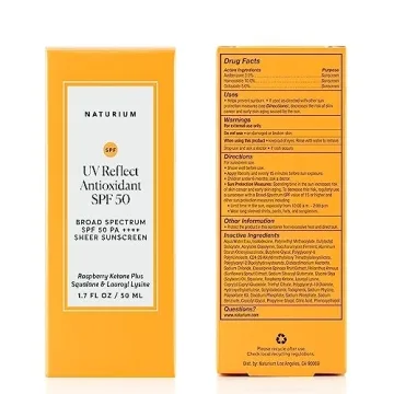 Naturium UV Reflect Sheer Sunscreen Broad Spectrum SPF 50