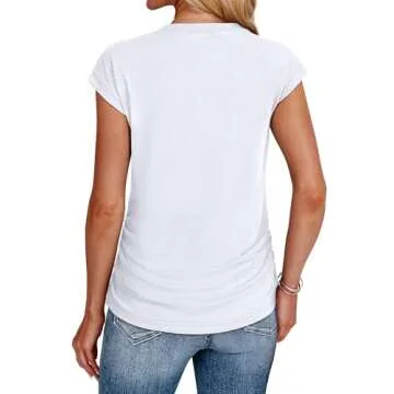 Trendy Women's Summer Outfits Tee - Elegant & Dressy