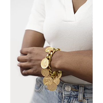 Ben-Amun Moroccan Coins Bracelet for Stylish Women
