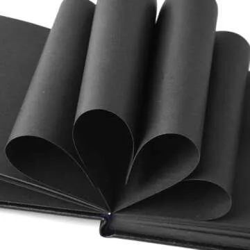 Durable Small Black Notebooks for Travel & Sketching