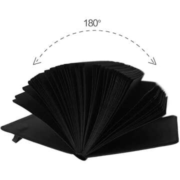 Durable Small Black Notebooks for Travel & Sketching