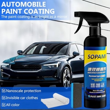 Sopami Car Coating Spray - Quick Effect, Hydrophobic Wax, Scratch Repair, 2Pcs