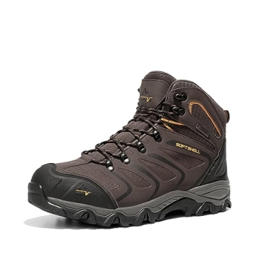 NORTIV 8 Men's Ankle High Waterproof Hiking Boots - Comfort and Support for Your Adventures