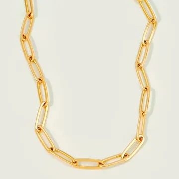 MEVECCO Gold Paperclip Chain Bracelet for Women