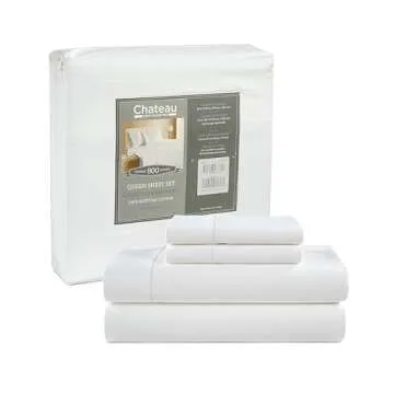 Egyptian Cotton Sheets King Size Sheet Set, King Bed Sheets for King Size Bed, Bedding Sheets & Pill...