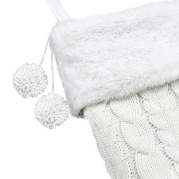 Senneny Knitted Christmas Stockings 21 Inch - 4 Pack