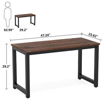 Tribesigns 47-Inch Vintage Office Computer Desk