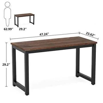 Tribesigns 47-Inch Vintage Office Computer Desk