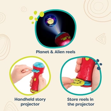 B. toys Children’s Projector Flashlight - Cosmic Fun for Kids